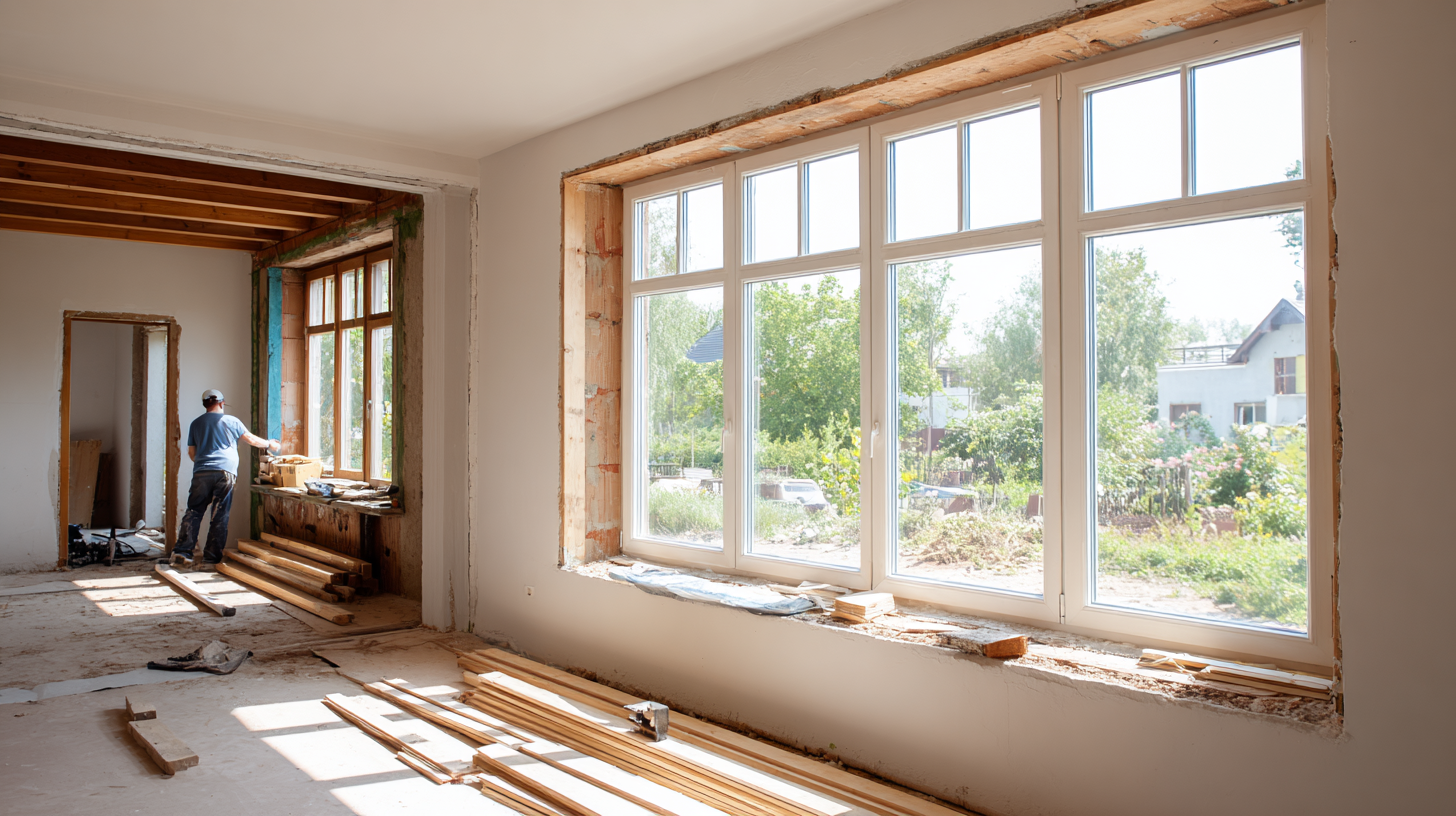Fenstertausch und Türentausch im Wohnhaus – neue Fensterrahmen montiert, Türstock verkleidet, fachgerechte Fenstermontage mit moderner Wärmedämmung
