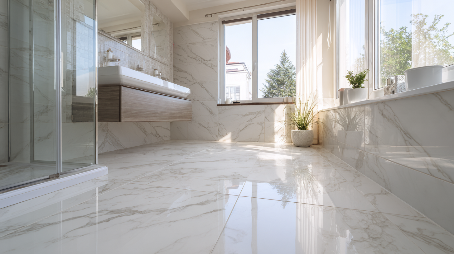 Fliesenarbeiten im Badezimmer – moderne Badezimmer Fliesen, Küchenfliesen und WC Fliesen vom professionellen Fliesenleger